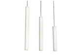 Meyda Strip Nickel LED Linear Island Pendant