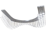 Meyda Kossar White Grey LED Pendant