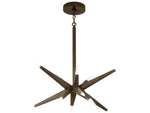 Meyda Lodge 12-Light Brown LED Sputnik Pendant