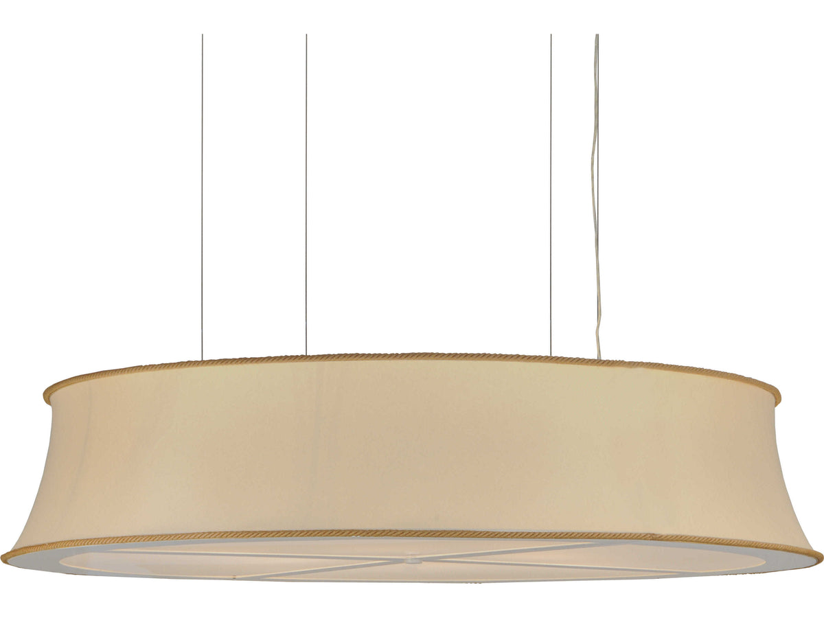 Meyda Lodge 6-Light Off White Pendant