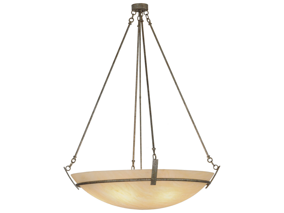 Meyda Covina 8-Light Gray Bowl Pendant