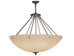 Meyda Madison 8-Light Bronze Bowl Pendant