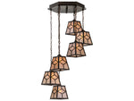 Meyda Mission 6-Light Bronze Lantern Pendant