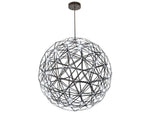 Meyda 92-Light Bronze Glass Globe Pendant