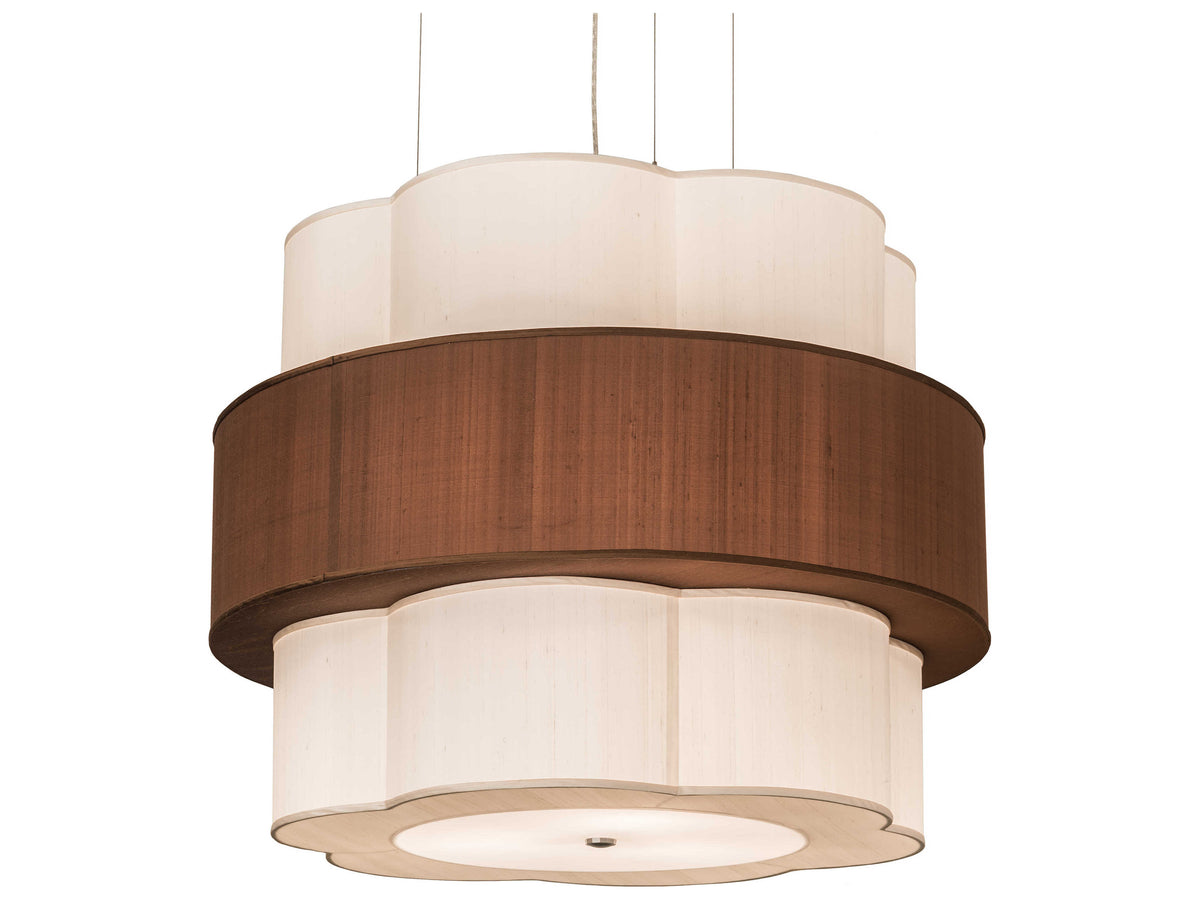 Meyda 9-Light Brown Glass Pendant