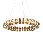 Meyda 16-Light Gold Round Pendant