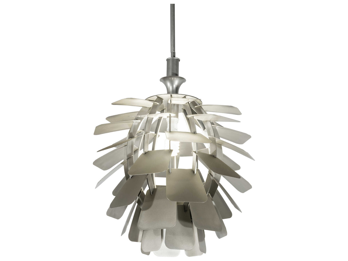 Meyda 1-Light Nickel Pendant