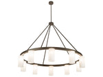 Meyda Loxley 10-Light Bronze Cylinder Pendant