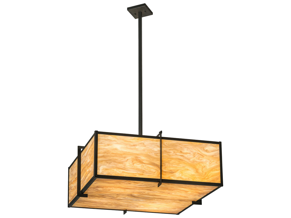 Meyda 4-Light Black Pendant