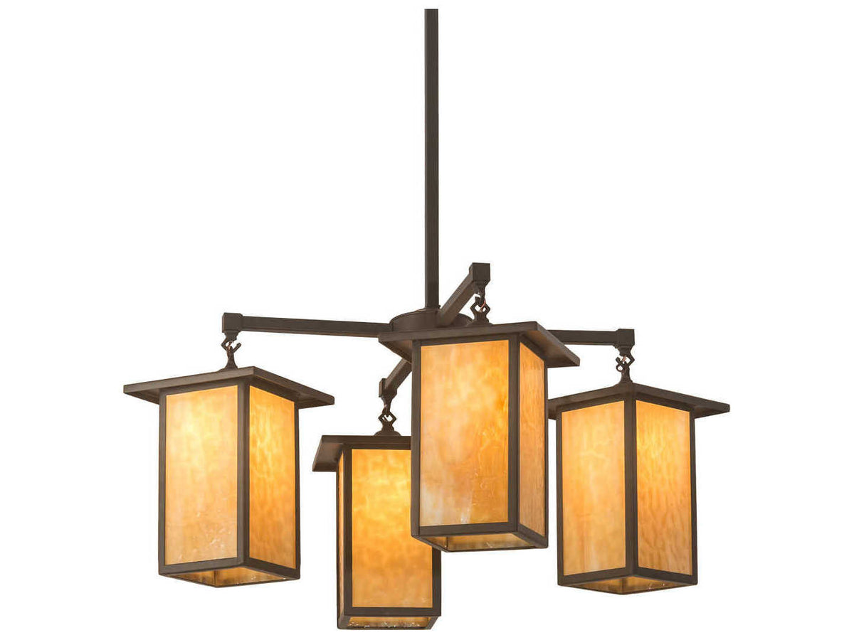 Meyda 4-Light Brown Pendant