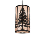 Meyda 10 1 Black Cylinder Pendant