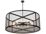 Meyda Paloma Golpe 12-Light Black Pendant