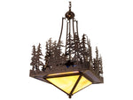 Meyda 4-Light Copper Pendant