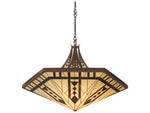 Meyda 6-Light Brown Tiffany Pendant