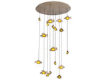Meyda Strips Gray LED Pendant