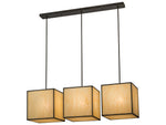 Meyda Quadrato Kessler Chestnut Brown Geometric Pendant