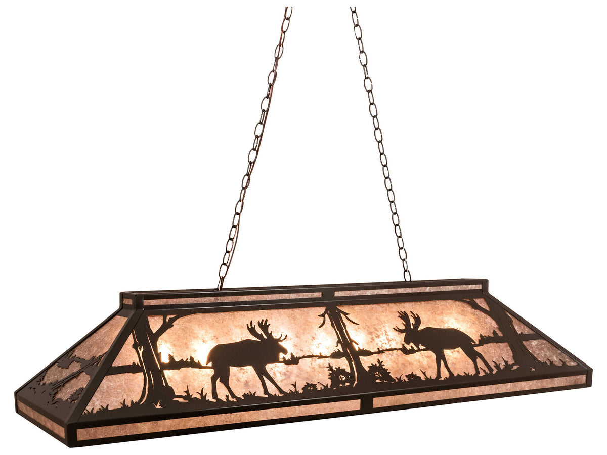 Meyda Rustic 9-Light Bronze Geometric Pendant