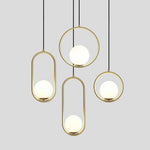 Mila Brass Pendant Swag Light