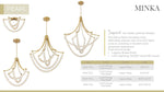 Minka-Lavery Pearl LED 49.25-in Legacy Brass Indoor Chandelier