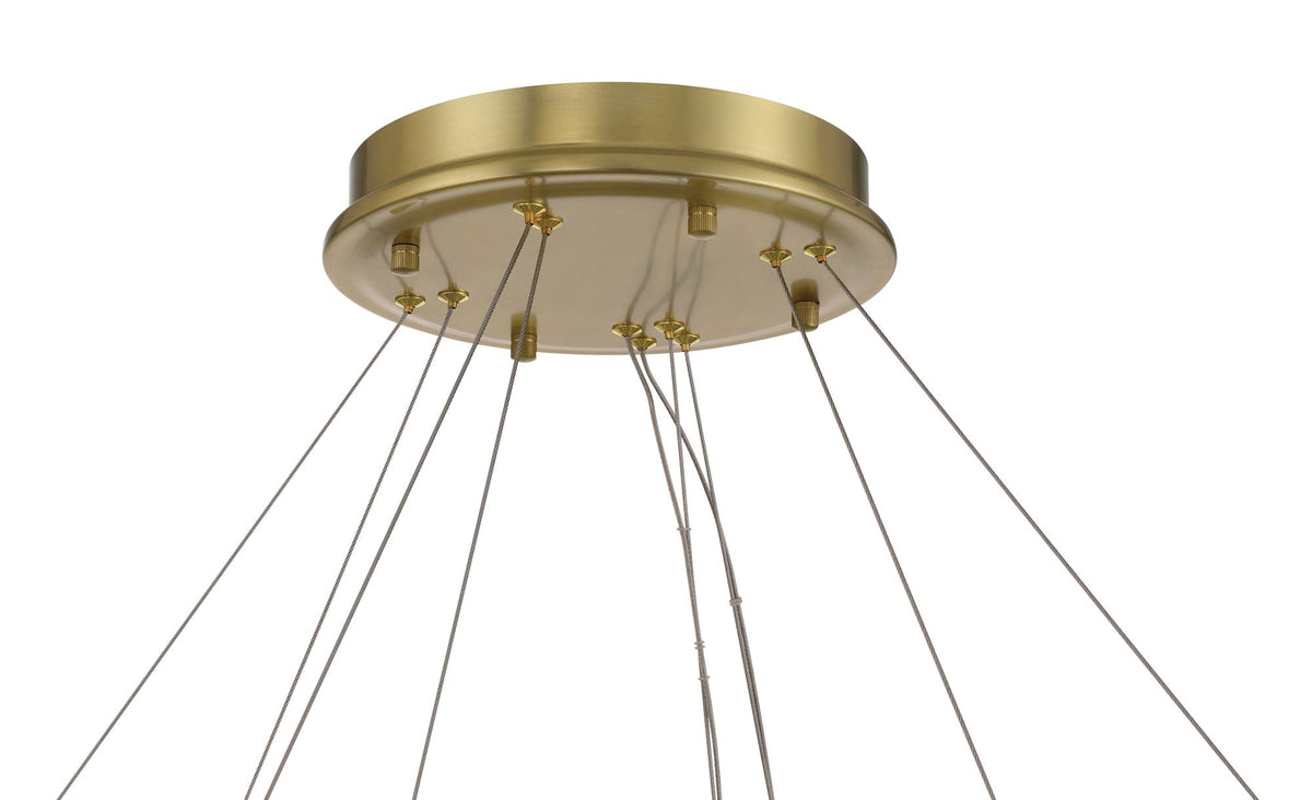 Minka-Lavery Sevryn LED 44.5-in Soft Brass Indoor Chandelier