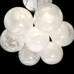 Cosmic 7 Light 27" Wide Integrated LED Suspension Multi Light Pendant
