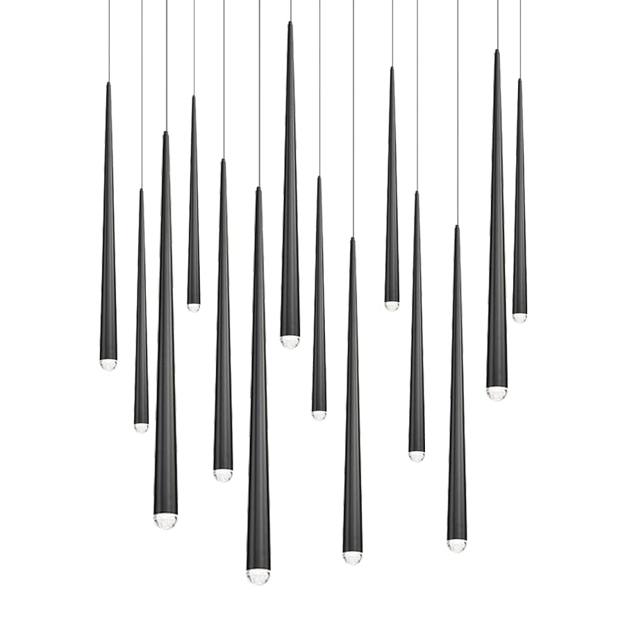 Cascade 14 Light 10" Wide LED Crystal Multi Light Pendant