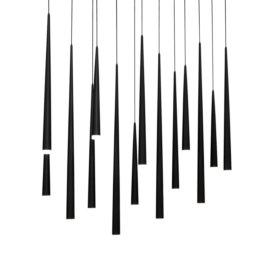 Cascade 14 Light 10" Wide LED Suspension Multi Light Pendant