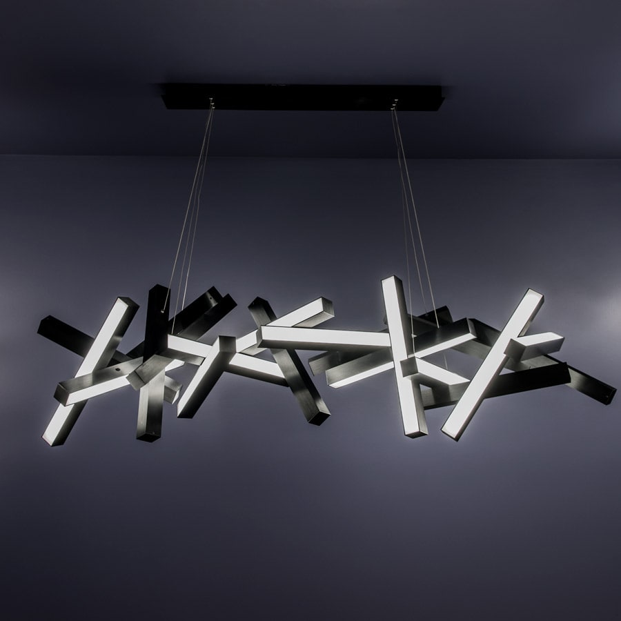 Chaos 72" Wide Integrated LED Chandelier