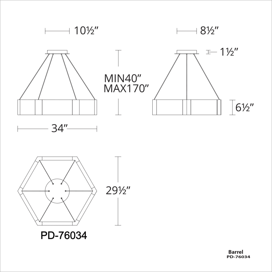 Forever 34" Wide LED Suspended Drum Chandelier with K5 Crystal Shades