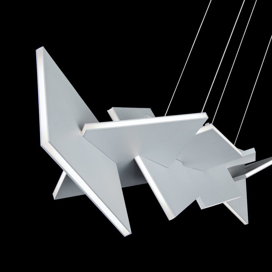 Konstrukt 8 Light 48" Wide LED Linear Chandelier