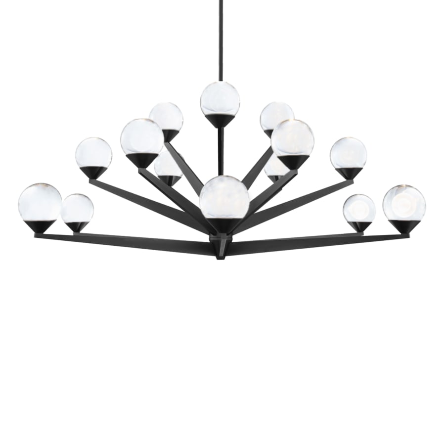 Double Bubble 15 Light 42" Wide LED Globe Chandelier