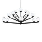 Double Bubble 15 Light 42" Wide LED Globe Chandelier