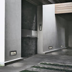 Modern Minimalist Waterproof Embedded Step Lights Wall Decorative Lamp for Outdoor Stairway