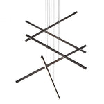 Z-Bar Pendant Rise, Large Square, LED, Matte White, 50.5"W (ZBP-48-RS-SW-MWT-CNP 407UENU)