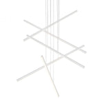 Z-Bar Pendant Rise, Large Rectangle, LED, Matte Black, 56.25"W (ZBP-54-RR-SW-MTB-CNP 407UFK3)