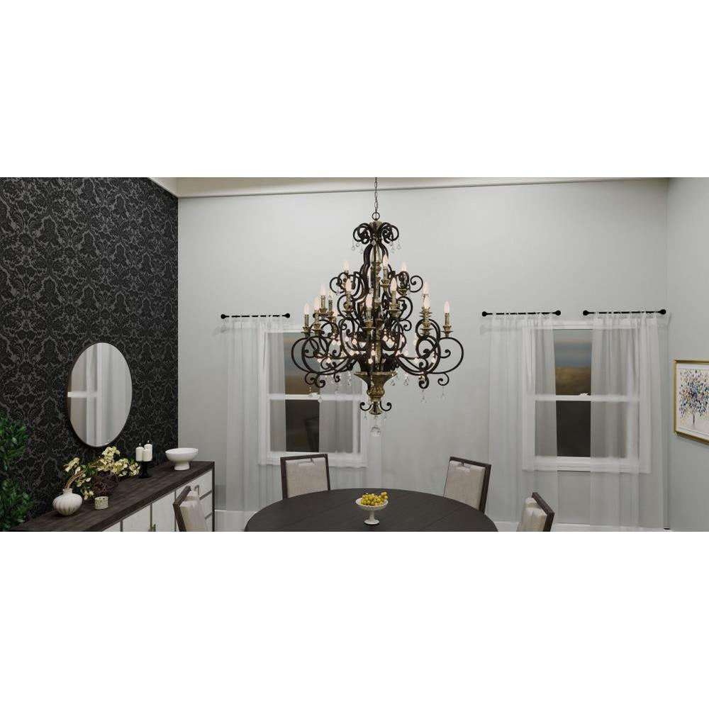 Quoizel Lighting - MQ5020HL - Marquette Chandelier 20 Light Steel