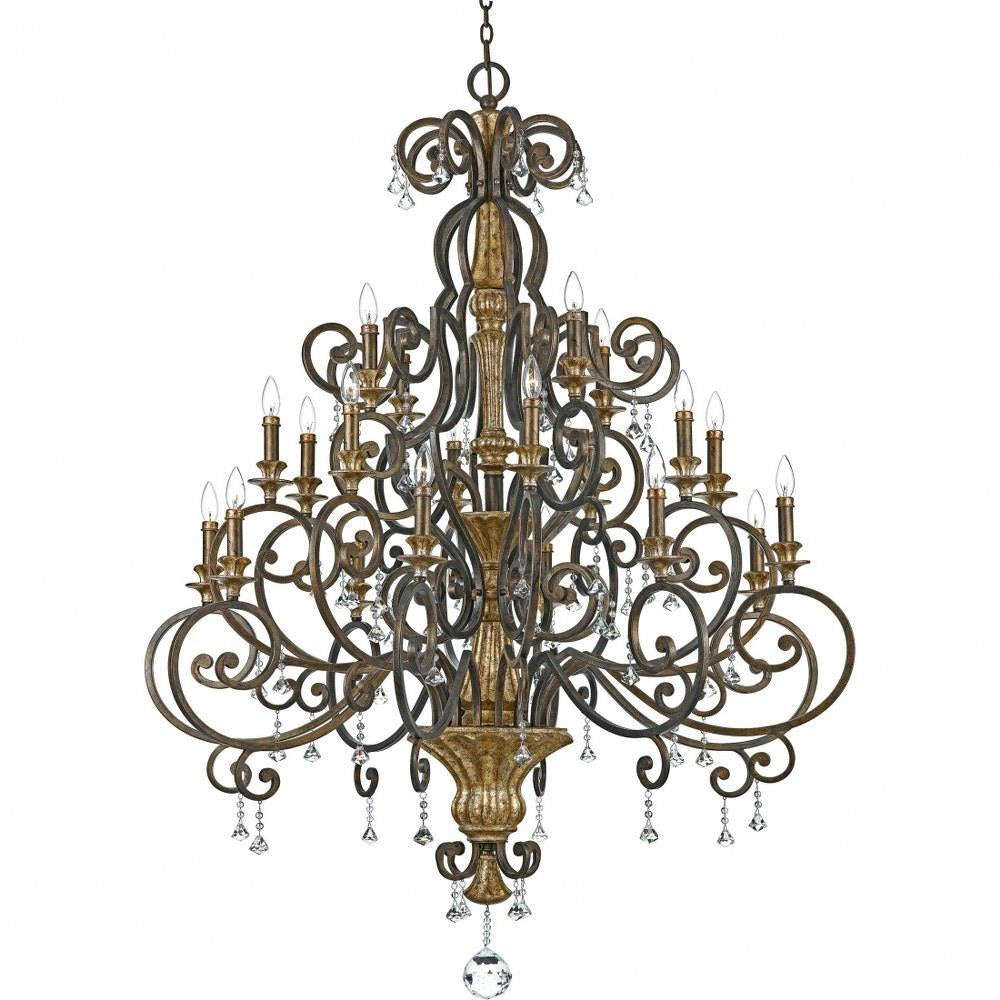 Quoizel Lighting - MQ5020HL - Marquette Chandelier 20 Light Steel
