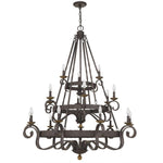 Quoizel Lighting - NBE5018RK - Noble Chandelier 8 Light Steel