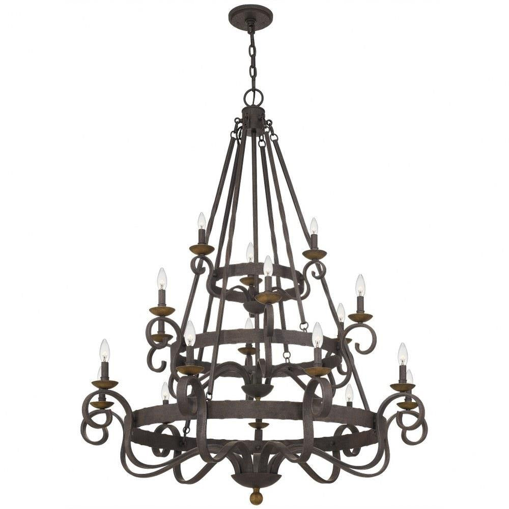 Quoizel Lighting - NBE5018RK - Noble Chandelier 8 Light Steel