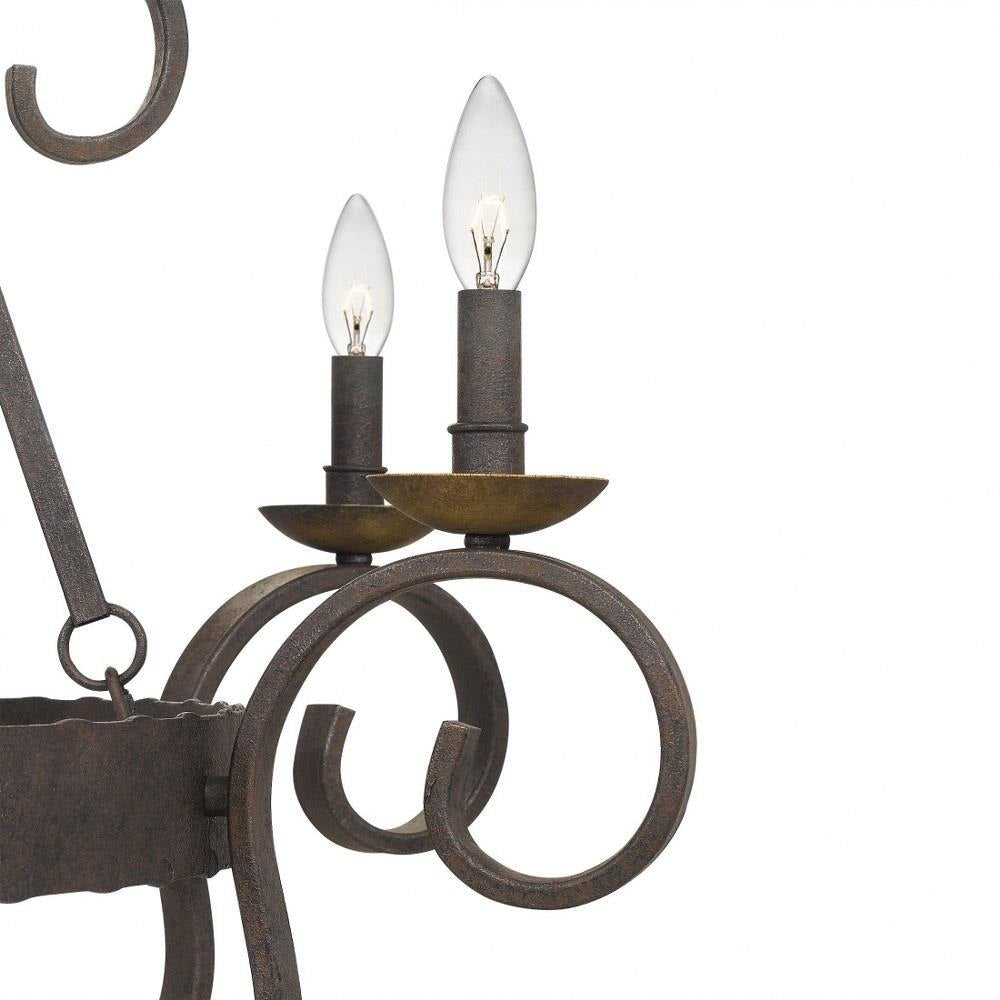 Quoizel Lighting - NBE5018RK - Noble Chandelier 8 Light Steel