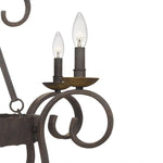 Quoizel Lighting - NBE5018RK - Noble Chandelier 8 Light Steel