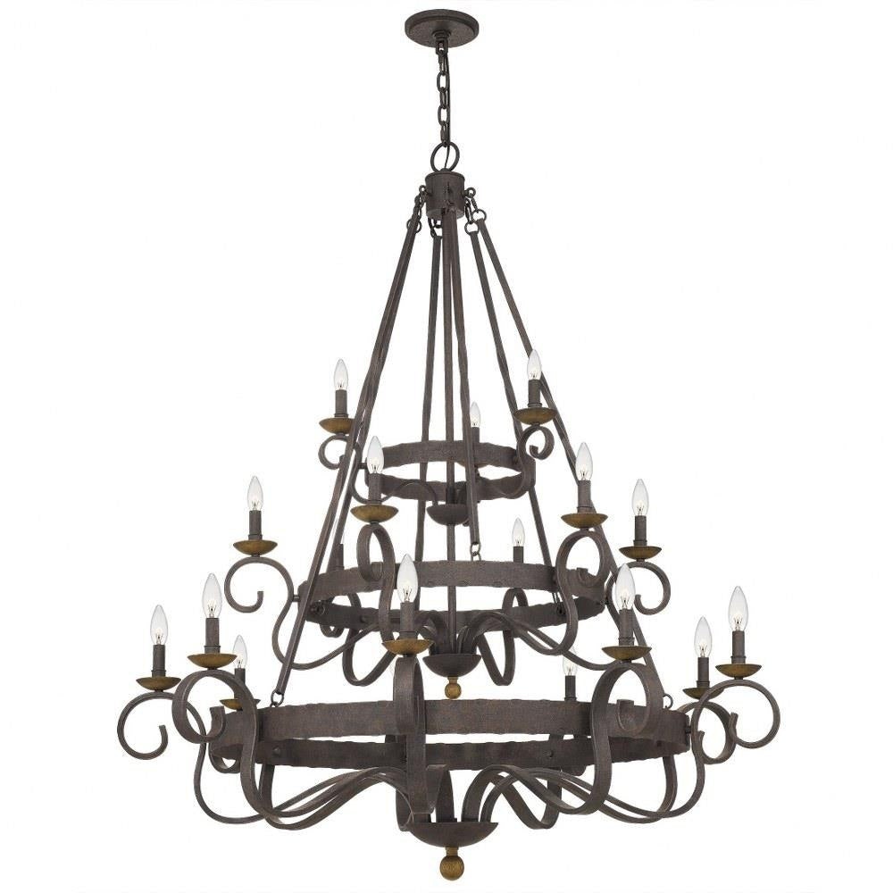 Quoizel Lighting - NBE5018RK - Noble Chandelier 8 Light Steel