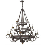 Quoizel Lighting - NBE5018RK - Noble Chandelier 8 Light Steel