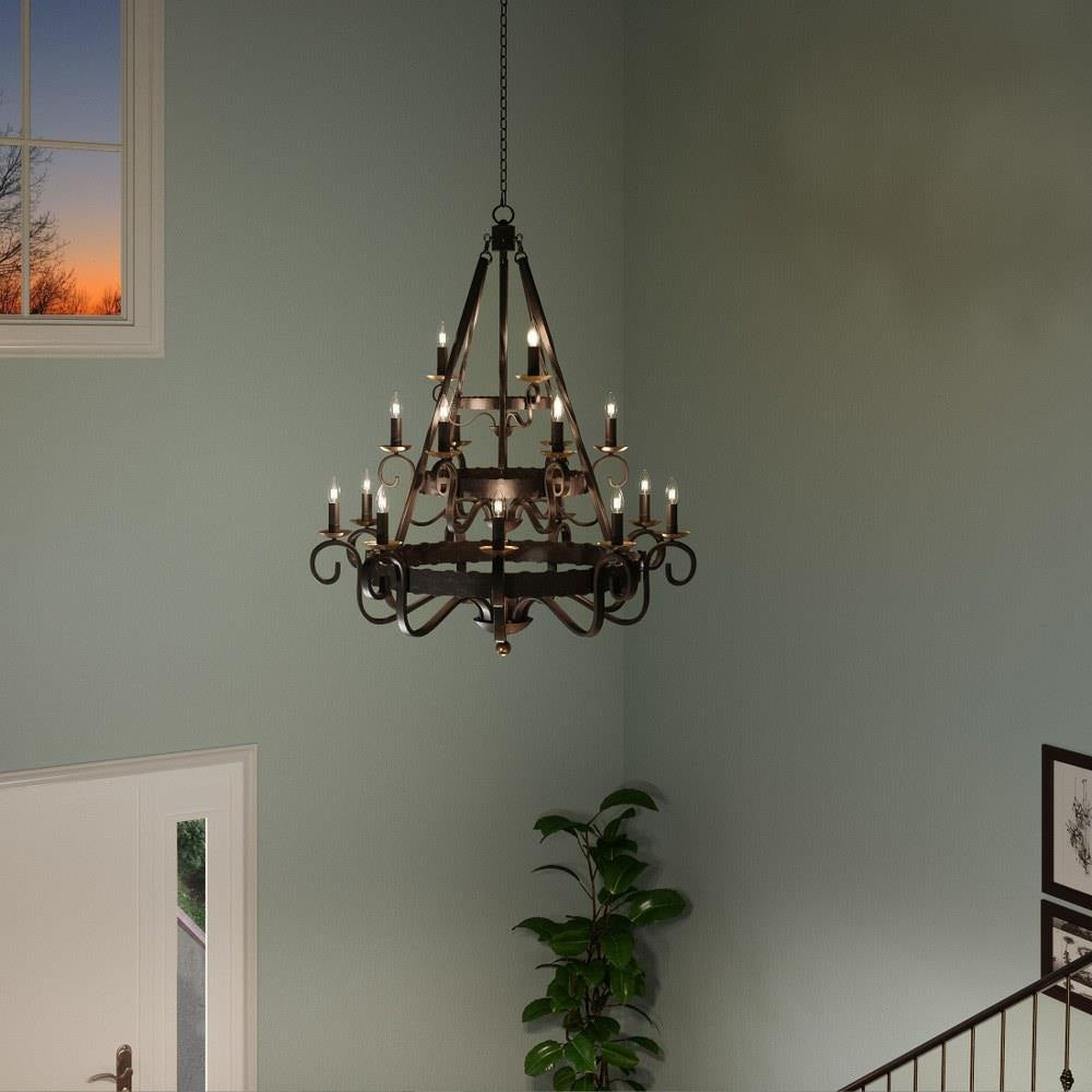 Quoizel Lighting - NBE5018RK - Noble Chandelier 8 Light Steel