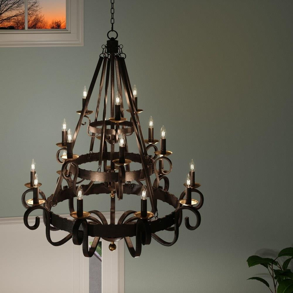 Quoizel Lighting - NBE5018RK - Noble Chandelier 8 Light Steel