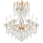 New Orleans 31"H x 28"W 10-Light Crystal Chandelier in Heirloom G