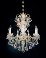 Century Chandelier, 28-Light, Black Pearl, Clear Heritage Crystal, 42.5"W (1718-49 1A2CX)