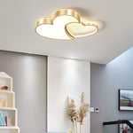 Nordic Creative Heart-shaped High Light Transmittance LED Dimmable Ceiling Lamps