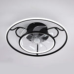 Nordic Frequency Conversion Adjustable Ceiling Fan Lights For Living Room Bedroom Dining Room