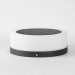 Round Acrylic Waterproof White LED Modern Solar Lights Outdoor Garden Lights